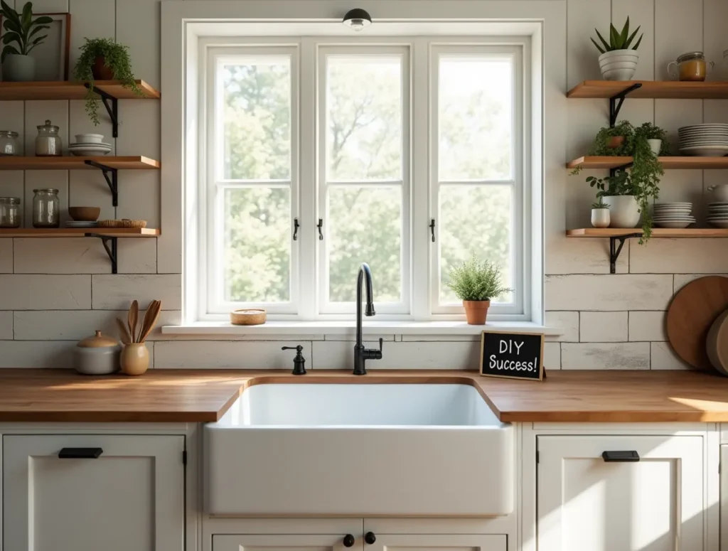 farmhouse kitchen sink
