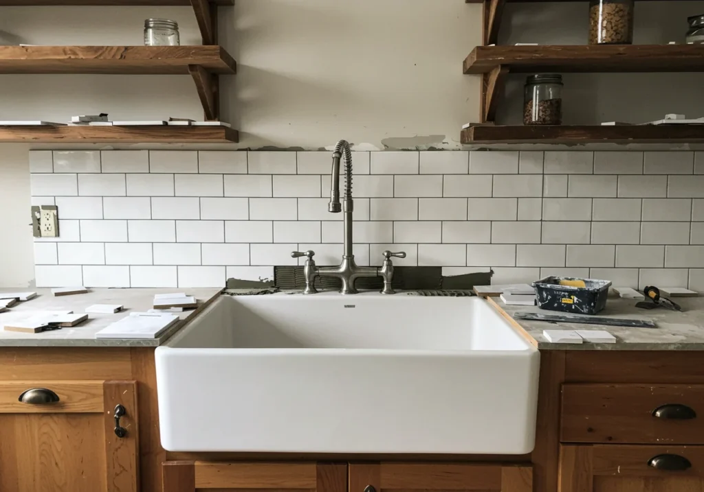 farmhouse kitchen sink