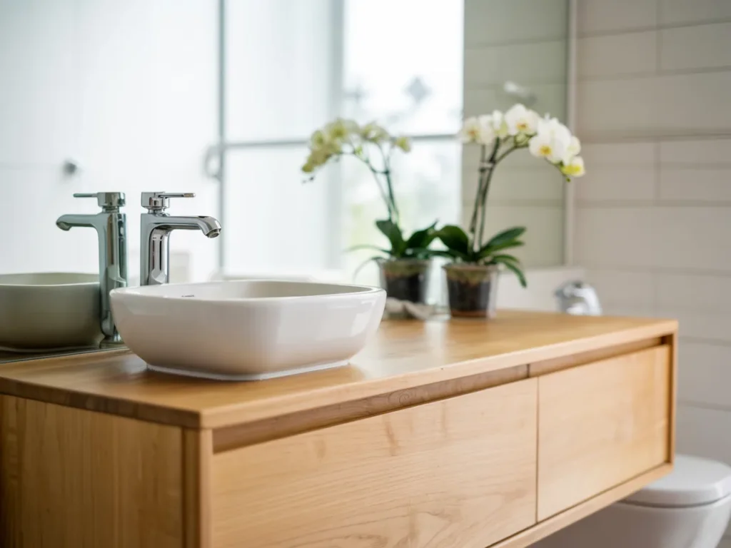 wall mounted bathroom vanity