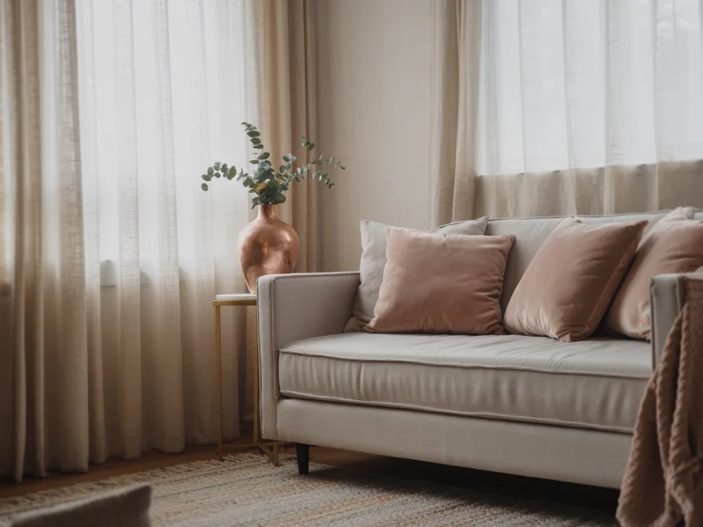 pink decorative pillows