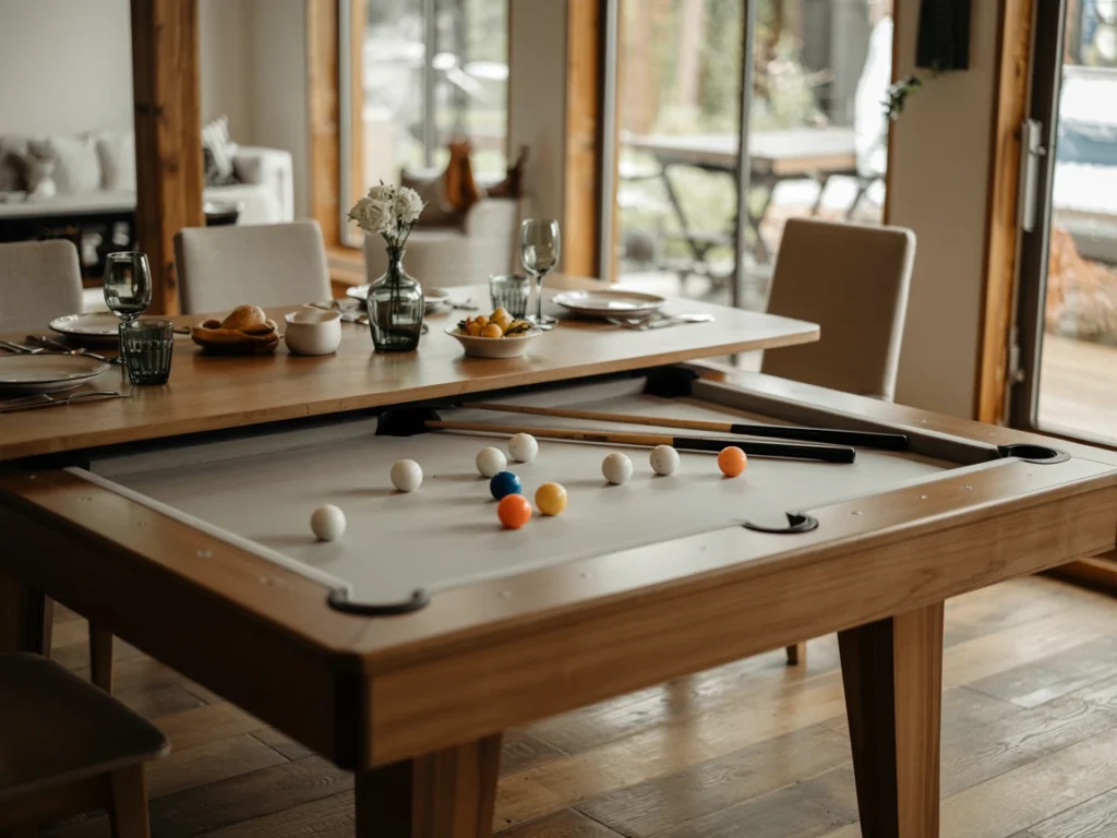 dining room table pool table combo
