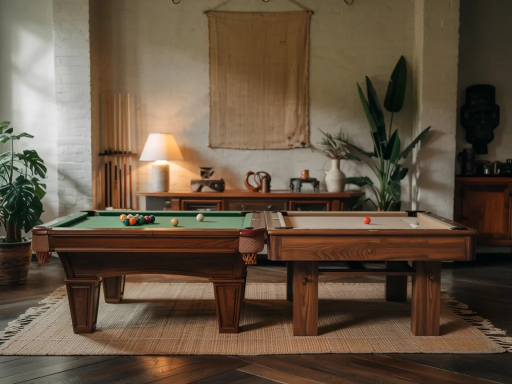 dining room table pool table combo