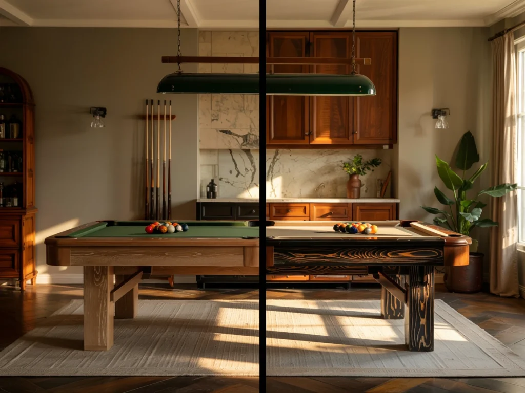 dining room table pool table combo