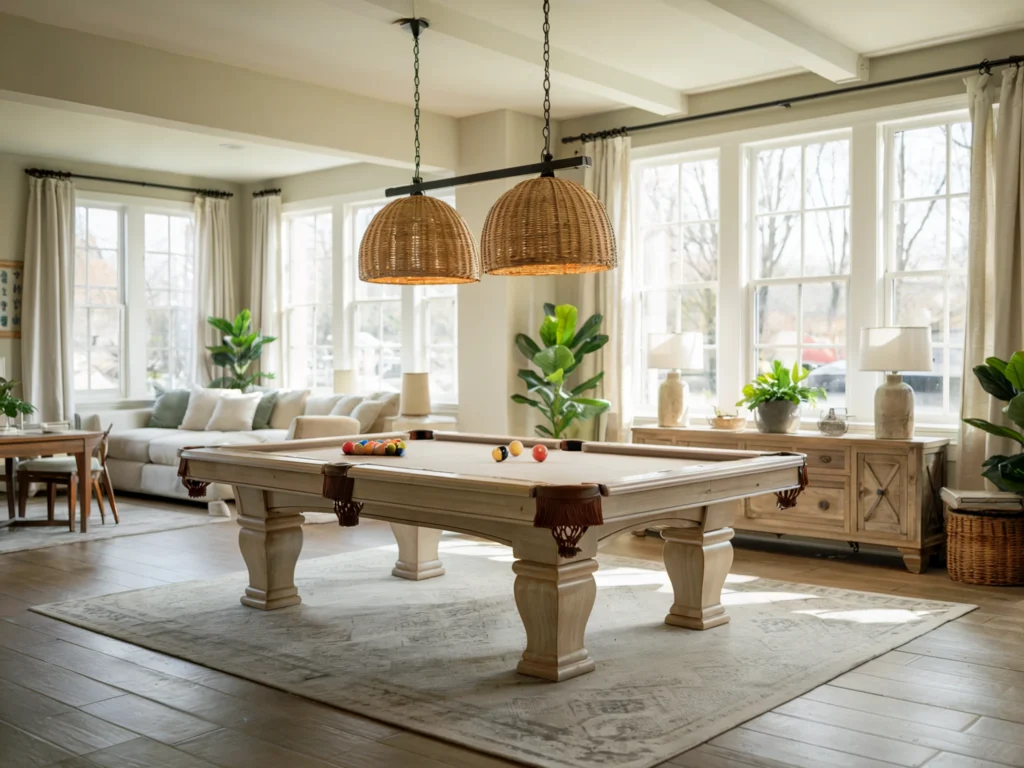 dining room table pool table combo