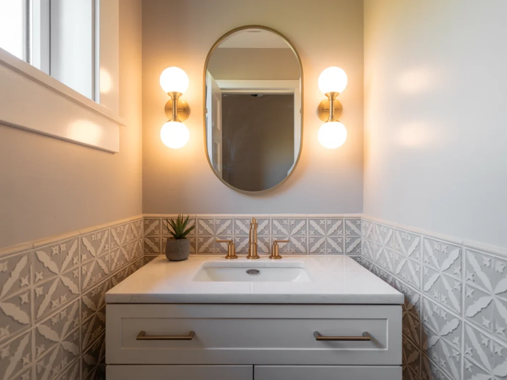 oval mirror for 36 vanity, small bathroom mirror