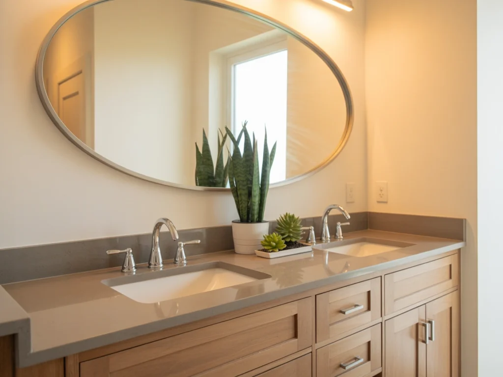 oval mirror for 48 vanity, large vanity mirror