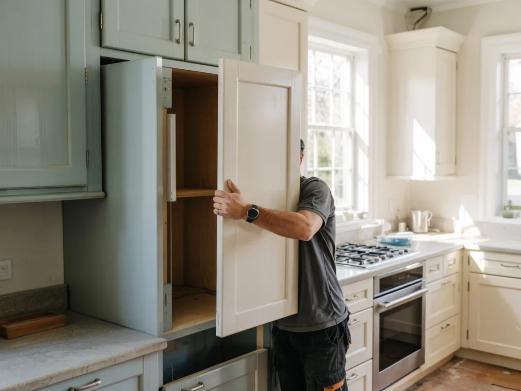 replacing cabinet doors kitchen modern makeover